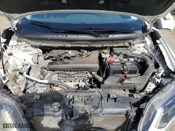 2017 Nissan Rogue SL with VIN JN8AT2MV7HW004637, listed as a Copart auction lot 48753385 with 120,368 mi miles and Salvage Title. Bid and sale history available at carsss.com. Image 12.