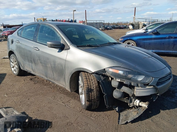 2013 Dodge Dart SXT with VIN 1C3CDFBAXDD305731, listed as a Copart auction lot 53505805 with Not provided miles and Salvage title. Bid and sale history available at DreamBid. Image 4.