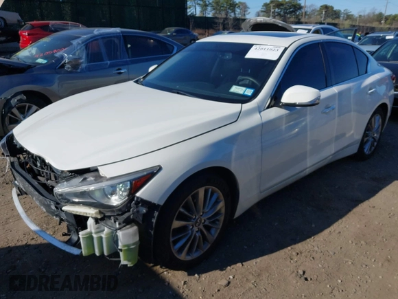 2019 Infiniti Q50 Luxe with VIN JN1EV7AR5KM594323, listed as a IAAI auction lot 42011023 with 68,235 mi miles and . Bid and sale history available at DreamBid. Image 18.
