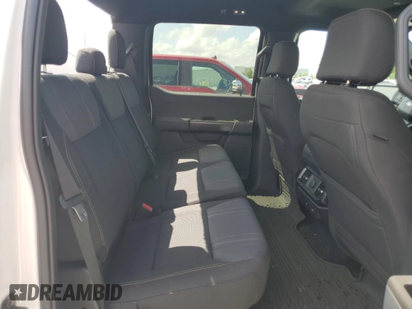 2024 Ford F-150 STX with VIN 1FTEW2K58RKE25993, listed as a Copart auction lot 54456535 with 8,552 mi miles and Salvage Title. Bid and sale history available at carsss.com. Image 11.