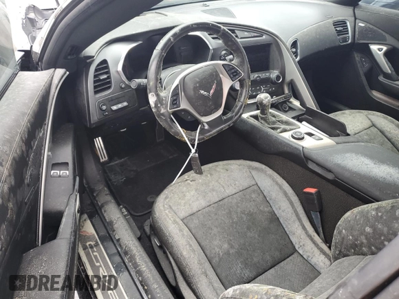 2018 Chevrolet Corvette Grand Sport 2LT with VIN 1G1YX2D7XJ5103876, listed as a Copart auction lot 74516304 with 0 mi miles and Non Repairable. Bid and sale history available at carsss.com. Image 8.