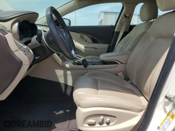 2014 Buick LaCrosse Premium I with VIN 1G4GD5G30EF255277, listed as a Copart auction lot 57251345 with 134,500 mi miles and Salvage title. Bid and sale history available at DreamBid. Image 7.