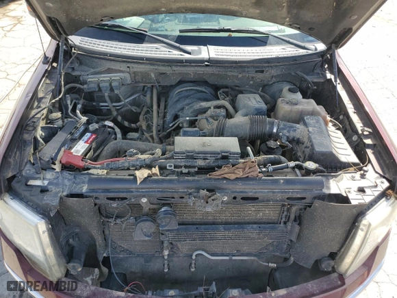 2010 Ford F-150 XL with VIN 1FTEW1C85AFC14816, listed as a Copart auction lot 49848455 with 0 mi miles and Salvage Title. Bid and sale history available at carsss.com. Image 12.