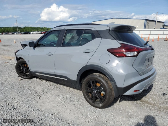 2023 Nissan Kicks SR with VIN 3N1CP5DV7PL480775, listed as a Copart auction lot 54007674 with 15,197 mi miles and Salvage Title. Bid and sale history available at carsss.com. Image 2.
