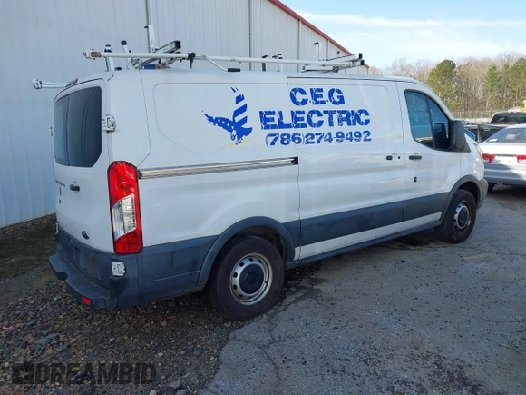 2015 Ford Transit Cargo with VIN 1FTYE1YM0FKB31248, listed as a IAAI auction lot 41703474 with 238,925 mi miles and . Bid and sale history available at DreamBid. Image 4.