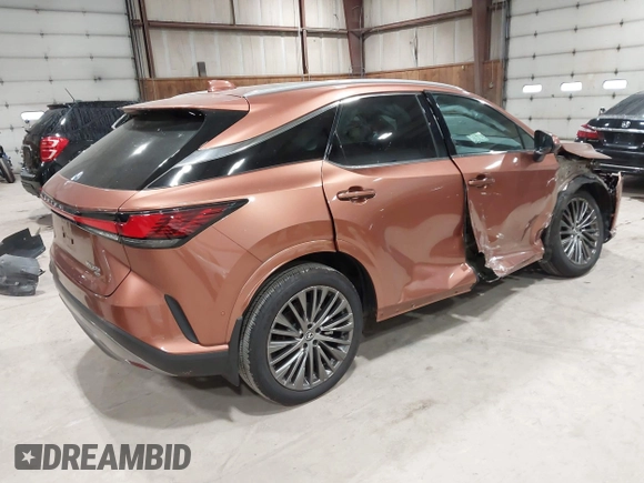 2024 Lexus RX 350 with VIN 2T2BAMCA8RC067896, listed as a IAAI auction lot 42329287 with 15,301 mi miles and . Bid and sale history available at DreamBid. Image 4.