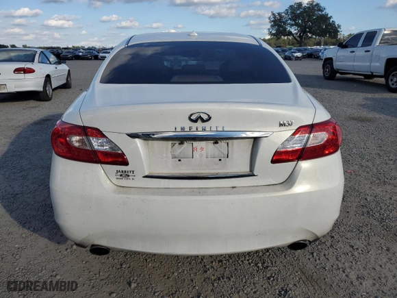 2012 Infiniti M37 with VIN JN1BY1AP6CM330115, listed as a Copart auction lot 85227424 with 144111 miles and Salvage Title. Bid and sale history available at carsss.com. Image 6.