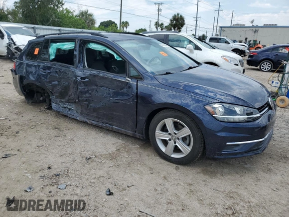 2018 Volkswagen Golf SportWagen S with VIN 3VWD17AU2JM767482, listed as a Copart auction lot 67673204 with 34,476 mi miles and Non Repairable. Bid and sale history available at carsss.com. Image 4.
