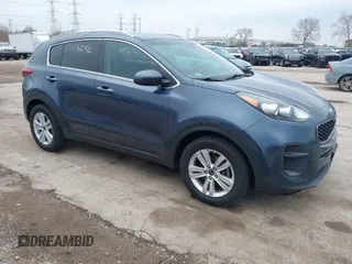 2017 Kia Sportage LX with VIN KNDPM3AC0H7094509, listed as a IAAI auction lot 42013242 with 161,918 mi miles. Bid and sale history available at carsss.com. Image 1.