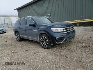 2021 Volkswagen Atlas SEL Premium R-Line with VIN 1V2FR2CA1MC537446, listed as a Copart auction lot 42695215 with 53,537 mi miles and Non repairable. Bid and sale history available at DreamBid. Image 12.