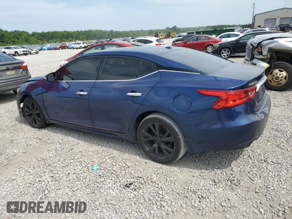 2017 Nissan Maxima SL with VIN 1N4AA6AP7HC416062, listed as a Copart auction lot 62852515 with 193,852 mi miles and Clean title. Bid and sale history available at DreamBid. Image 2.