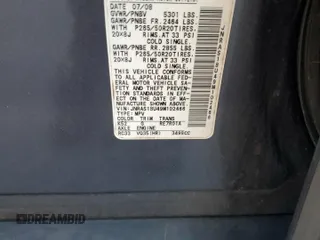 2009 Infiniti FX z VIN JNRAS18U49M102466, wystawiony jako Copart lot #46821815 z przebiegiem 308 331 mil mil oraz Szkoda całkowita • Salvage title. Historia ofert i sprzedaży dostępna na DreamBid. Obrazek 13.