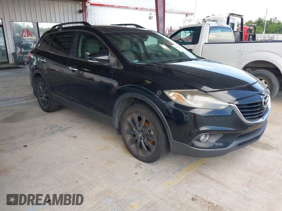 2014 Mazda CX-9 Grand Touring z VIN JM3TB2DA3E0439407, wystawiony jako IAAI lot #42332095 z przebiegiem 108 333 mil mil oraz . Historia ofert i sprzedaży dostępna na DreamBid. Obrazek 1.