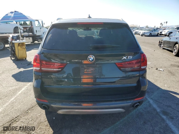 2015 BMW X5 sDrive35i with VIN 5UXKR2C55F0H36671, listed as a Copart auction lot 46617565 with 88,767 mi miles and Salvage Title. Bid and sale history available at carsss.com. Image 6.