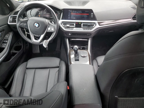 2020 BMW 3 Series 330i xDrive with VIN 3MW5R7J09L8B13892, listed as a Copart auction lot 60714015 with 49,766 mi miles and Salvage title. Bid and sale history available at DreamBid. Image 8.