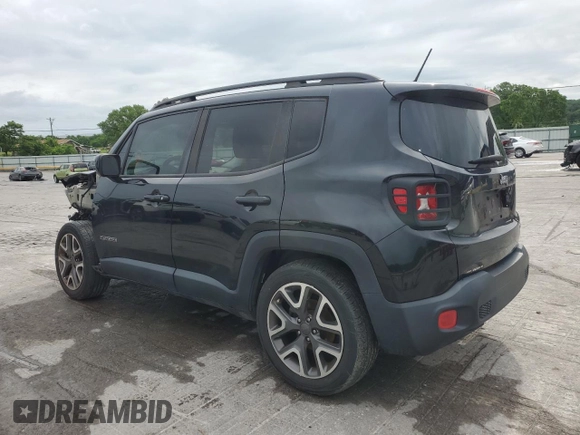 2017 Jeep Renegade Altitude with VIN ZACCJABB4HPG38515, listed as a Copart auction lot 58503415 with 104,040 mi miles and Salvage title. Bid and sale history available at DreamBid. Image 2.