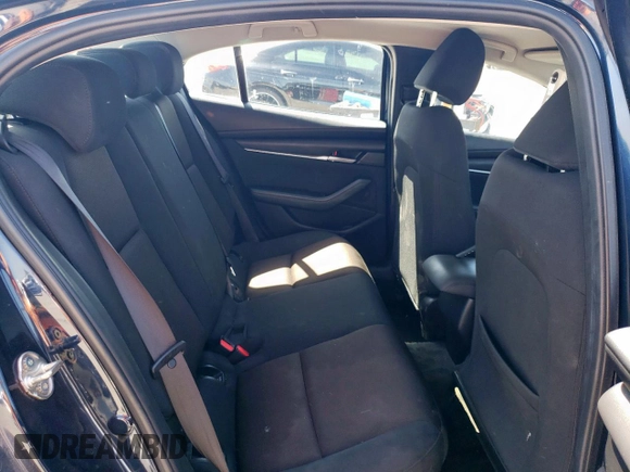 2021 Mazda 3 S with VIN JM1BPAAL4M1321140, listed as a Copart auction lot 52507325 with 53,514 mi miles and Salvage Title. Bid and sale history available at DreamBid. Image 10.
