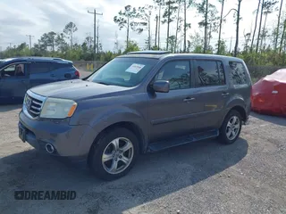 2014 Honda Pilot EX-L with VIN 5FNYF3H53EB003373, listed as a IAAI auction lot 41669568 with 182,452 mi miles. Bid and sale history available at carsss.com. Image 2.