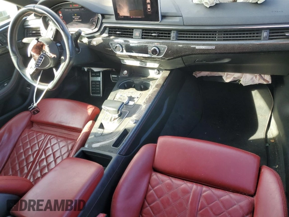 2018 Audi S5 Premium Plus z VIN WAUP4AF50JA001752, wystawiony jako Copart lot #48008715 z przebiegiem 43 150 mil mil oraz Szkoda całkowita • Salvage title. Historia ofert i sprzedaży dostępna na DreamBid. Obrazek 8.