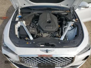 2019 Genesis G70 2.0T Advanced with VIN KMTG44LA3KU038205, listed as a Copart auction lot 67048804 with 75,304 mi miles and Non Repairable. Bid and sale history available at carsss.com. Image 12.