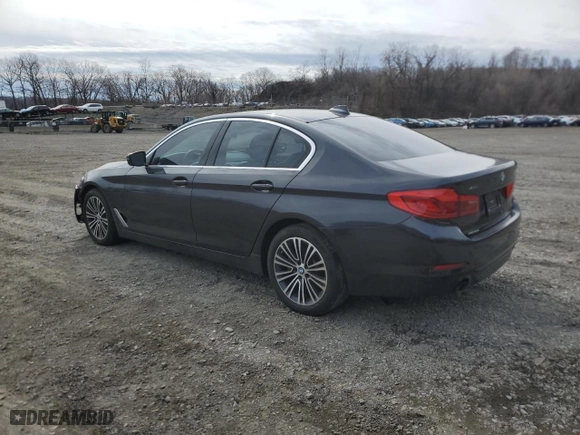 2019 BMW 5 Series 530i xDrive with VIN WBAJA7C55KG910056, listed as a Copart auction lot 51232925 with 0 mi miles and Salvage Title. Bid and sale history available at carsss.com. Image 2.