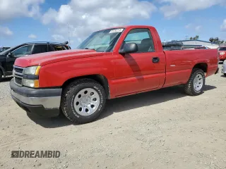 2006 Chevrolet Silverado 1500 Work Truck with VIN 1GCEC14X06Z297043, listed as a Copart auction lot 51252215 with 72,737 mi miles and Clean Title. Bid and sale history available at carsss.com. Image 1.