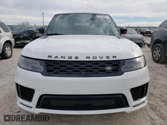 2021 Land Rover Range Rover Sport HST with VIN SALWS2RU8MA786662, listed as a Copart auction lot 40793324 with 56,300 mi miles and Salvage Title. Bid and sale history available at carsss.com. Image 5.