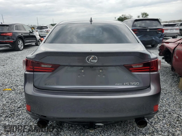 2015 Lexus IS 350 with VIN JTHCE1D24F5006684, listed as a Copart auction lot 59406345 with 116,651 mi miles and Salvage title. Bid and sale history available at DreamBid. Image 6.