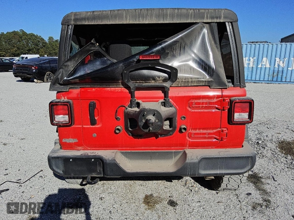 2021 Jeep Wrangler Sport with VIN 1C4GJXAN5MW737597, listed as a Copart auction lot 75238154 with 24,293 mi miles and Clean Title. Bid and sale history available at DreamBid. Image 6.