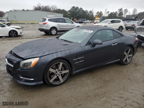 2014 Mercedes-Benz SL-Class SL 550 with VIN WDDJK7DA9EF028710, listed as a Copart auction lot 84898674 with 55,246 mi miles and Salvage Title. Bid and sale history available at carsss.com. Image 1.