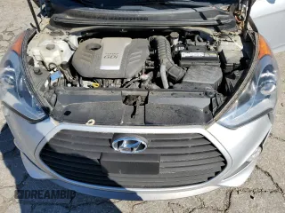 2014 Hyundai Veloster Turbo with VIN KMHTC6AE8EU183757, listed as a Copart auction lot 47384425 with 82,561 mi miles and Salvage Title. Bid and sale history available at carsss.com. Image 11.