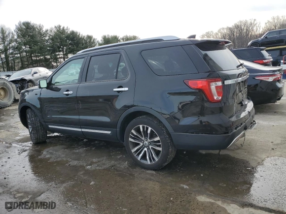 2016 Ford Explorer Platinum with VIN 1FM5K8HT3GGC45787, listed as a Copart auction lot 87901065 with 50,174 mi miles and Salvage Title. Bid and sale history available at carsss.com. Image 2.