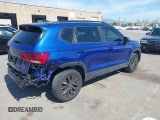 2023 Volkswagen Taos S с VIN 3VVDX7B24PM382465, выставлен на аукционе IAAI как лот 42034661 с пробегом 26 778 миль миль и . История ставок и продаж доступна на DreamBid. Изображение 4.