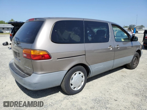 1999 Toyota Sienna CE z VIN 4T3ZF19C4XU163765, wystawiony jako Copart lot #54405805 z przebiegiem Nie podano mil oraz Szkoda całkowita • Salvage title. Historia ofert i sprzedaży dostępna na DreamBid. Obrazek 3.