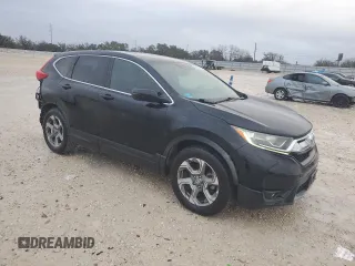 2017 Honda CR-V EX-L with VIN 7FARW1H87HE017174, listed as a Copart auction lot 42446025 with 104,412 mi miles and Salvage Title. Bid and sale history available at carsss.com. Image 4.