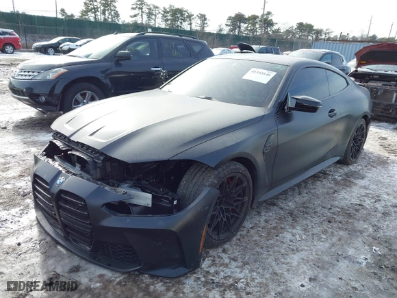 2025 BMW M4 Competition xDrive with VIN WBS33HK0XSCT17505, listed as a IAAI auction lot 41353146 with 8,171 mi miles. Bid and sale history available at carsss.com. Image 23.