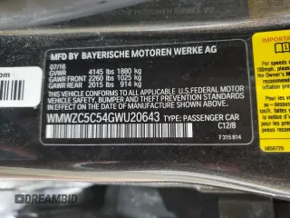 2016 MINI Countryman S z VIN WMWZC5C54GWU20643, wystawiony jako Copart lot #45412545 z przebiegiem 93 711 mil mil oraz Szkody całkowita. Historia ofert i sprzedaży dostępna na DreamBid. Obrazek 12.