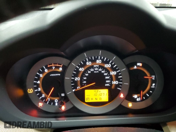 2010 Toyota RAV4 Ltd with VIN 2T3DK4DV3AW022810, listed as a Copart auction lot 47266645 with 101,071 mi miles and Salvage Title. Bid and sale history available at carsss.com. Image 9.