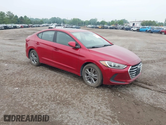 2017 Hyundai Elantra SE z VIN 5NPD84LF4HH151729, wystawiony jako IAAI lot #41840813 z przebiegiem 82 681 mil mil oraz . Historia ofert i sprzedaży dostępna na DreamBid. Obrazek 1.