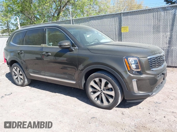 2021 Kia Telluride EX with VIN 5XYP3DHC9MG113716, listed as a IAAI auction lot 42200746 with 60,507 mi miles and . Bid and sale history available at DreamBid. Image 1.