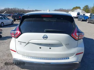 2017 Nissan Murano S with VIN 5N1AZ2MH5HN180348, listed as a IAAI auction lot 41720686 with 82,759 mi miles and . Bid and sale history available at DreamBid. Image 17.