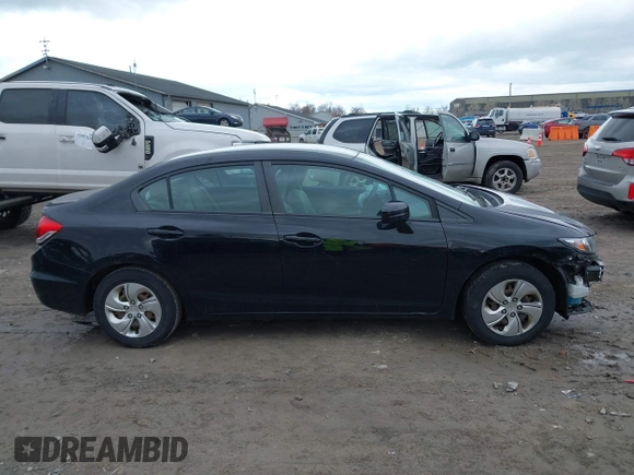 2014 Honda Civic Sedan LX with VIN 2HGFB2F5XEH503249, listed as a IAAI auction lot 42039949 with 141,952 mi miles. Bid and sale history available at carsss.com. Image 14.