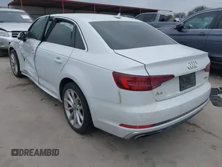 2019 Audi A4 Premium Plus z VIN WAUENAF46KA111721, wystawiony jako IAAI lot #41500022 z przebiegiem 92 993 mil mil oraz . Historia ofert i sprzedaży dostępna na DreamBid. Obrazek 3.