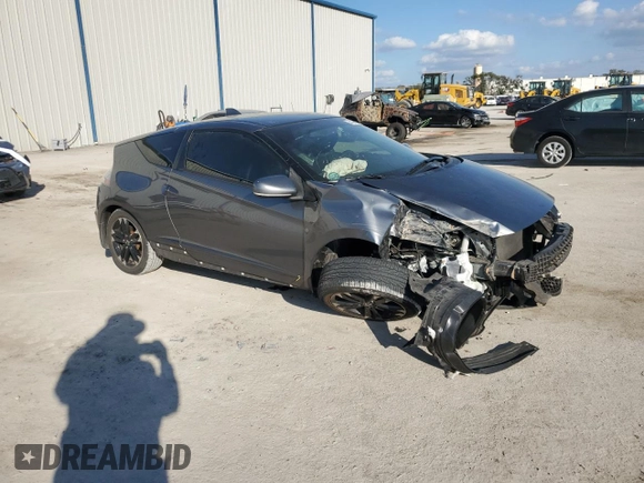 2015 Honda CR-Z EX with VIN JHMZF1D65FS002316, listed as a Copart auction lot 44546585 with 87,745 mi miles and Salvage Title. Bid and sale history available at DreamBid. Image 4.