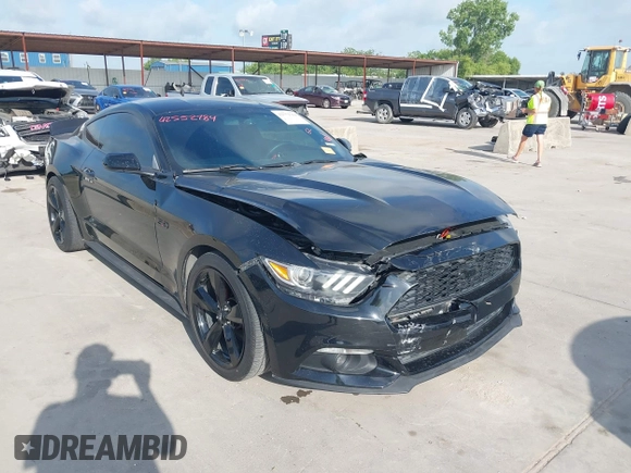 2015 Ford Mustang EcoBoost with VIN 1FA6P8TH3F5418205, listed as a IAAI auction lot 42552784 with 124,782 mi miles and . Bid and sale history available at DreamBid. Image 1.