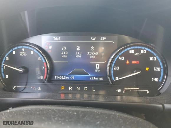 2023 Ford Bronco Sport Outer Banks with VIN 3FMCR9C69PRD92814, listed as a Copart auction lot 41595765 with 11,458 mi miles and Salvage Title. Bid and sale history available at carsss.com. Image 9.