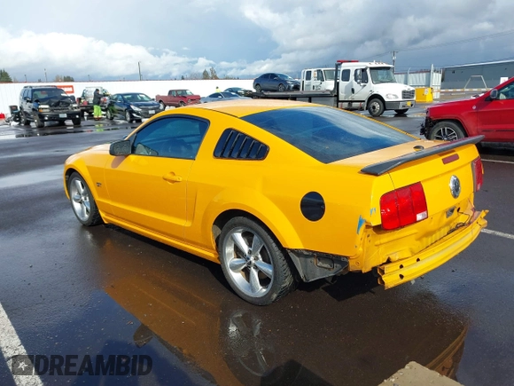 2007 Ford Mustang GT Deluxe with VIN 1ZVFT82H775239834, listed as a IAAI auction lot 41637789 with 175,655 mi miles. Bid and sale history available at carsss.com. Image 3.