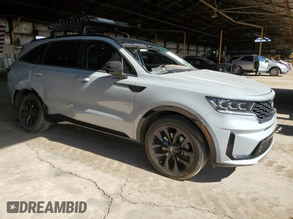 2022 Kia Sorento SX with VIN 5XYRK4LF5NG114859, listed as a Copart auction lot 58361485 with 51,825 mi miles and Salvage title. Bid and sale history available at DreamBid. Image 4.