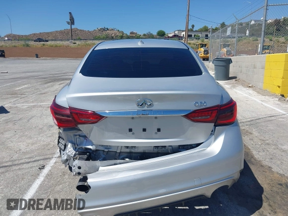 2020 Infiniti Q50 Luxe with VIN JN1EV7AP0LM203949, listed as a IAAI auction lot 42520077 with 57,531 mi miles and . Bid and sale history available at DreamBid. Image 16.