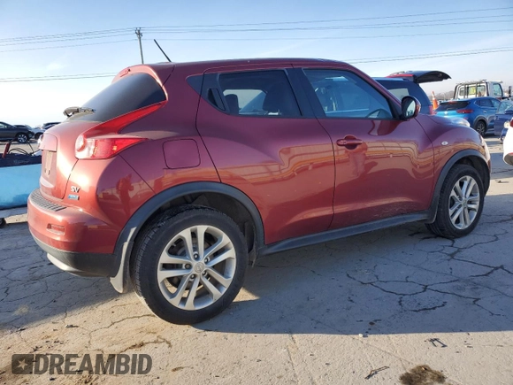 2014 Nissan Juke Nismo with VIN JN8AF5MR9ET357986, listed as a Copart auction lot 87523265 with Not Provided miles and Salvage Title. Bid and sale history available at DreamBid. Image 3.